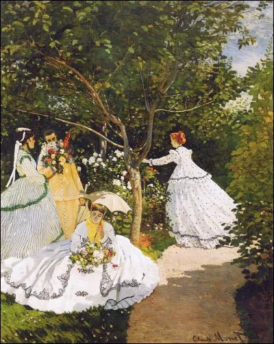 Qui a peint 'Femmes au jardin' ? (Cette oeuvre est au musée d'Orsay)
