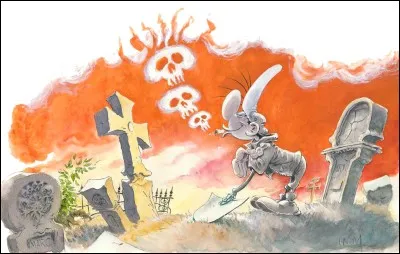 Avez-vous reconnu Pierre Tombal, fossoyeur de son état, héros de la BD du même nom, oeuvre de Hardy et Cauvin ? Si oui, vous savez qu'il n'y a qu'une fleur possible...