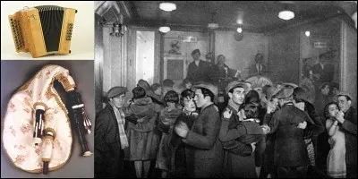 Allons « rue de Lappe » !
C'est dans cette rue, grâce au « balajo » que le bal-musette gagna ses lettres de noblesse. L'origine de cette musique (et danse) date du XVIIIe siècle et provenait d'une région française. Au début du XXe siècle, il évolua vers sa forme actuelle grâce à l'arrivée d'une population étrangère.
Quelles sont les origines et les instruments de musique utilisés pour cette musique.