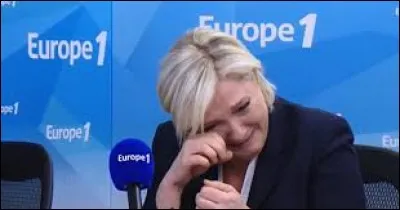 Marine semble avoir _____ .