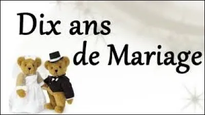 Karine et Ludovic vous invitent à leurs 10 ans de mariage. Mais au fait, que vont-ils fêter ?