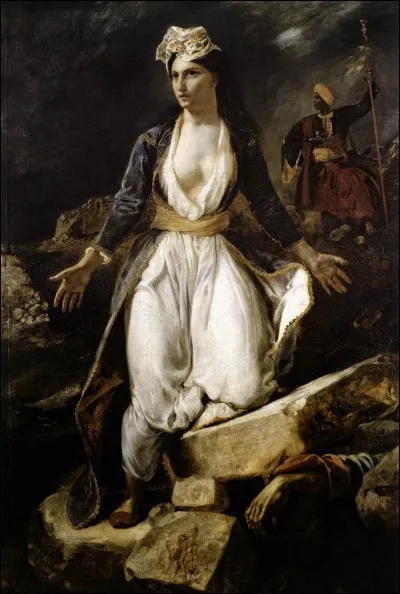 La Grèce sur les ruines de Missolonghi est une oeuvre d'Eugène Delacroix peinte en 1826, représentant une allégorie de la Grèce après le siège de Missolonghi qui prend part à la révolte grecque contre la domination ottomane. Avec cette toile, Delacroix montre une fois de plus qu'il est un peintre engagé. Par quel musée est-elle achetée en 1852 pour un prix dérisoire ?