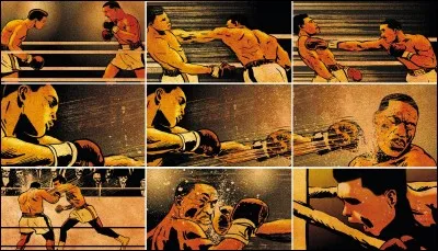 De tr&egrave;s beaux plans d'une BD o&ugrave; l'on peut voir "The greatest" &agrave; l'allonge des plus impressionnantes.