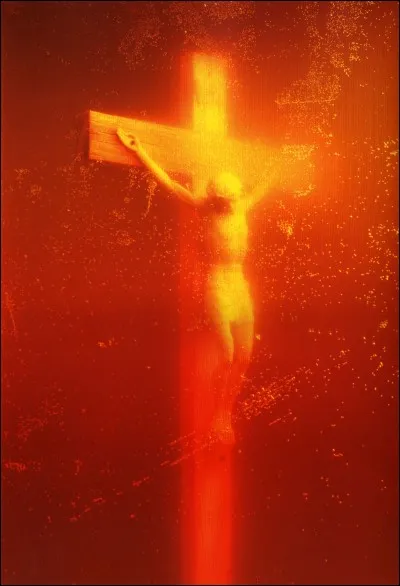 En 2011 à Avignon, l'uvre de l'artiste américain Andres Serrano est présentée dans le cadre de la collection Yvon Lambert et détruite au marteau par des intégristes religieux. L'uvre particulièrement polémique est un cliché sous-titré :