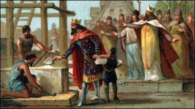 On connaît tous la chanson du bon roi Dagobert qui a mis sa culotte à l'envers. Mais en réalité à qui était-elle destinée ? (Elle fut créée bien après sa mort pour se moquer sans représailles du roi en place.)