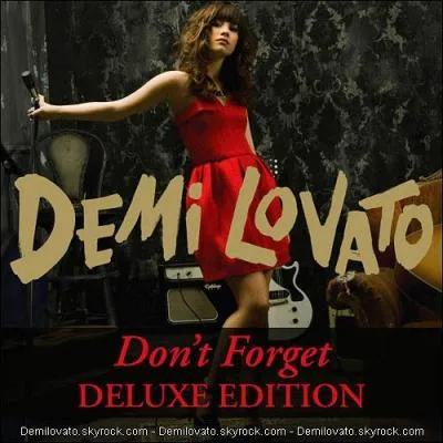 Le premier clip extrait de l'album 'Don't Forget' est :