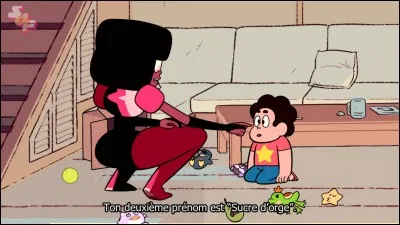 Dans quel épisode Garnet dit-elle à Steven "ton deuxième prénom est : sucre d'orge !" ?