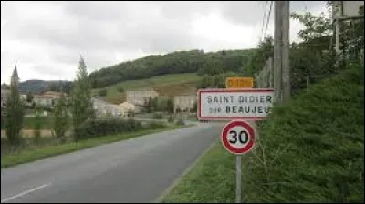 Saint-Didier-sur-Beaujeu est une commune Rhodanienne située en région ...