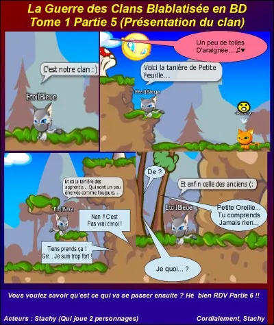 Quel était le premier nom d'Etoile de Feu ?