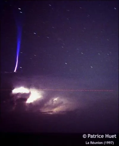 Que nous indique un clair bleu ?