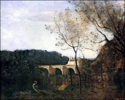 Qui a peint, en 1855, "Le pont de Mantes " ?