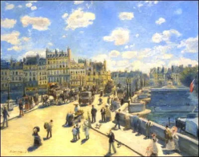 Qui a peint, en 1872, "Le pont neuf" ?