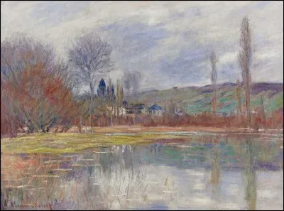 Qui a peint, en 1881, "Le printemps à Vétheuil" ?