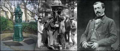 Allons au carrefour de la « rue Alexandre Dumas », du « boulevard Voltaire » et de la « rue Léon-Frot » !
A cet endroit, vous pourrez voir un petit monument qui a été offert par un noble Britannique. Encore actuellement, cet élément offre une prestation gratuite et bien désaltérante !
Sauriez-vous retrouver le nom du philanthrope qui les a fait installer ?