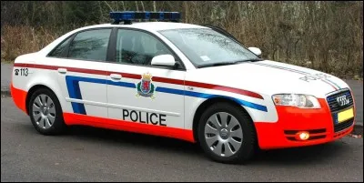 Cette voiture de police est...