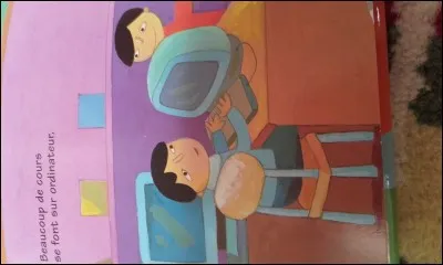 Dans quel pays presque tous les cours se font-ils sur ordinateur ?