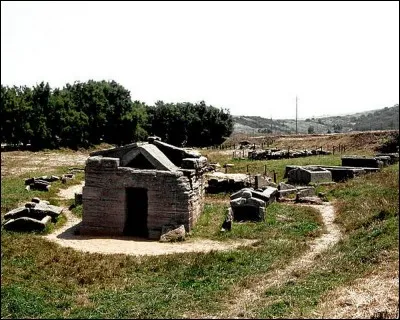 A Populonia, ces nécropoles funéraires datant du IX ème siècle avant J-C sont l'oeuvre d'une civilisation de l'âge de fer. Quel est ce peuple ayant habité la Toscane?