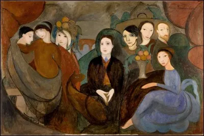 Quel(le) peintre est l'auteur de la toile "Apollinaire et ses amis" ?