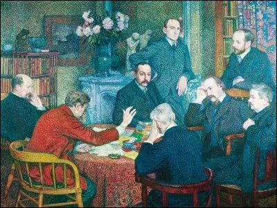 Quel peintre néo-impressionniste belge a représenté Emile Verhaeren lisant un poème à ses amis dans la toile "Une lecture" ?