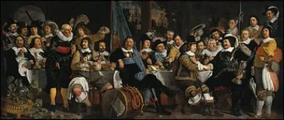 Quel peintre hollandais a représenté dans la toile "Le banquet de la garde civique d'Amsterdam" les arquebusiers et les arbalétriers de la garde civique fêtant par un repas la conclusion de la Paix de Munster de 1648 ?