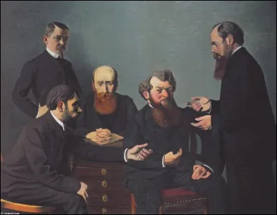 Quel peintre du groupe des nabis s'est représenté aux côtés de ses amis peintres dans la toile "Les cinq peintres" ?