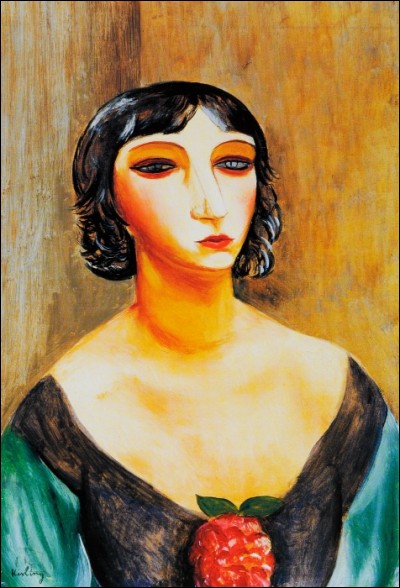 Moïse Kisling "Portrait de ..." (1920), artiste peintre.