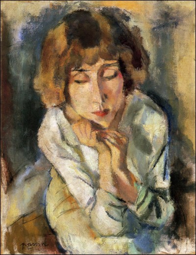 "Portrait d'Hermine David" (1914-19), épouse de l'artiste.