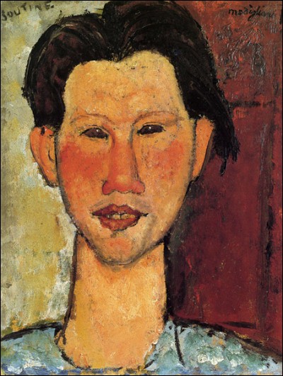 Amedeo Modigliani "Portrait de ..." (1915), artiste peintre.