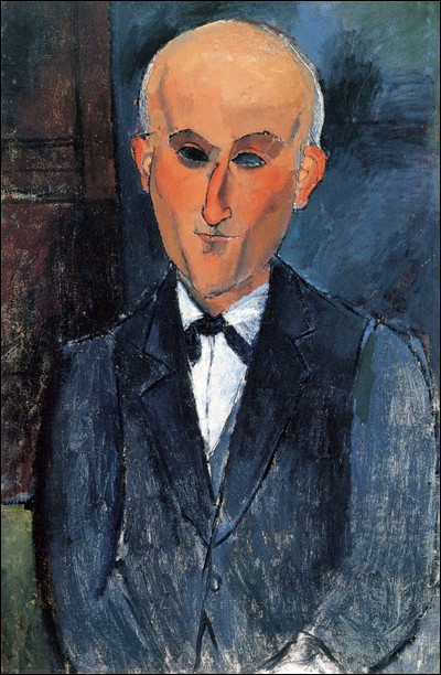 Amedeo Modigliani "Portrait ..." (1916), écrivain.