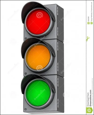 Les voitures doivent s'arrêter au feu...