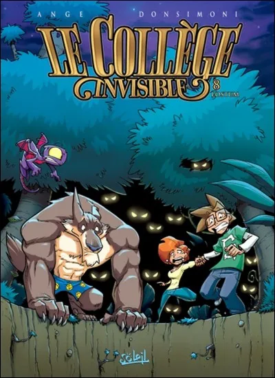 Dans "Le Collège invisible", quel personnage se transforme en loup-garou durant la pleine lune ?