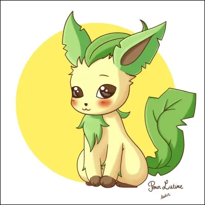 Quelle est l'évolution de type plante d'Évoli ?