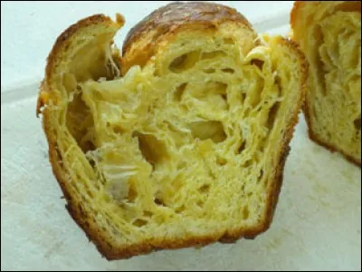 Sur quelle viennoiserie a-t-on pr&eacute;lev&eacute; cette tranche ?