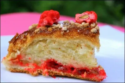 Cette tranche de brioche a &eacute;t&eacute; pr&eacute;lev&eacute;e sur la nomm&eacute;e Saint-G&eacute;nix.