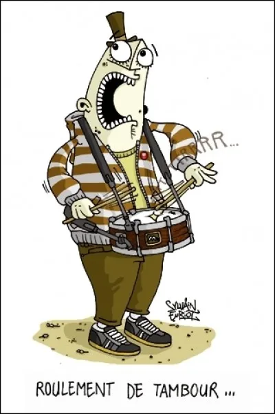 Comment obtenir le nom du double coup de baguette frappé sur un tambour à partir du mot "fa" ? En insérant une des lettres suivantes.