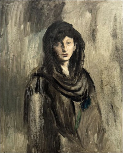 Pablo Picasso "... à la mantille noire" (1905-06). Première compagne 1904-12.
