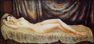 Mo&iuml;se Kisling "..." (1933). Actrice. Mod&egrave;le.