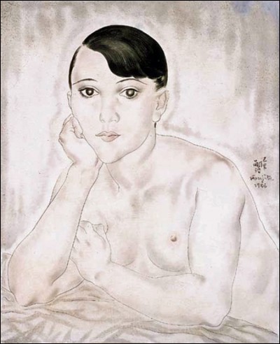 Tsuguharu Foujita "..." (1926). Modèle.