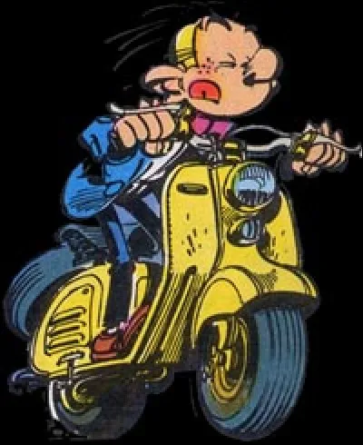 Par rapport à Spirou, il est :