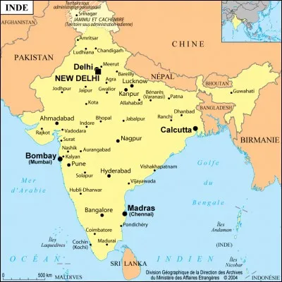 L'Inde est indépendante depuis :