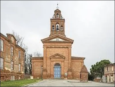 Voici l'église Notre-Dame de l'Assomption de Lanta. Commune Haut-Garonnaise, dans le Lauragais, elle se situe en région ...