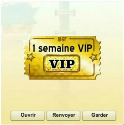 Quand reçoit-on un ticket VIP ?