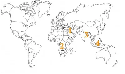 Où se situe le Proche et Moyen Orient sur la photo ci-contre ?