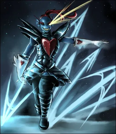 Sur la route génocide, que dit Undyne quand elle se transforme dans la version courte ?