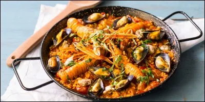 De quel pays vient la paella ?