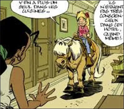 Comment s'appelle le poney que Camille a trouvé dans la rue ?
Tome 2 (Le Maître des couteaux)
