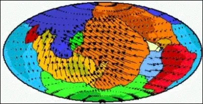 Selon la th&eacute;orie de la tectonique des plaques, l'Europe et l'Am&eacute;rique :