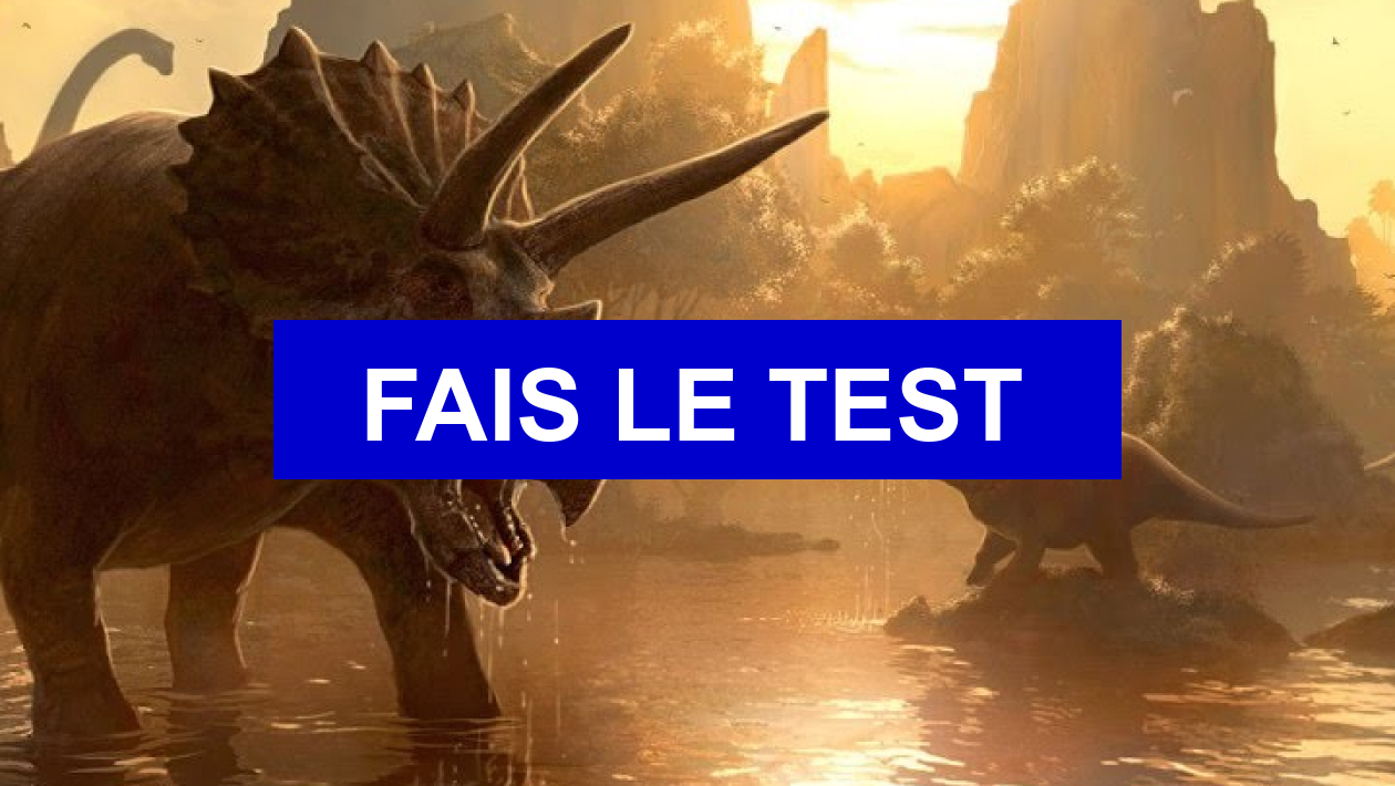 Test de personnalité Quel dinosaure estu