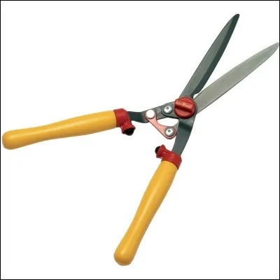 Outil en forme de ciseaux utilisé pour couper des matières dures.