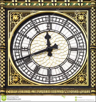 À Londres, que voit-on sur Big Ben ?